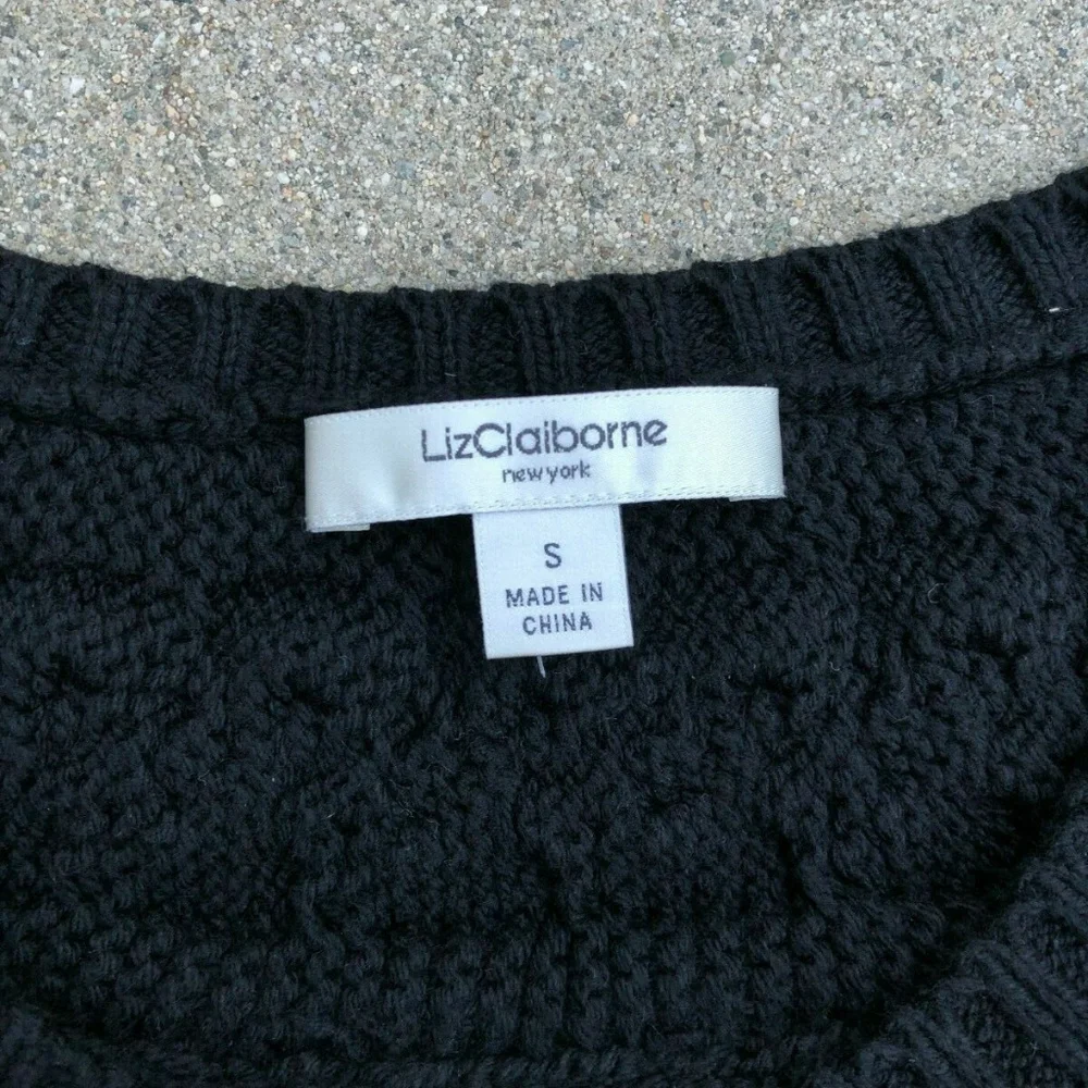 Liz Claiborne Women's Metal Chain Cardigan Sweater​​​​​​​​